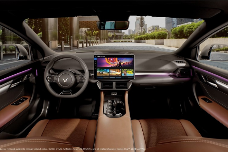 VinFast tiên phong toàn cầu với RideVu, giải trí trên ô tô 1 RideVu – Không gian giải trí di động đỉnh cao