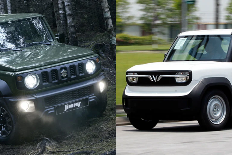 VinFast VF3 khoe dáng cùng "tiểu G63" Jimny dù khác biệt phân khúc 6 9.6