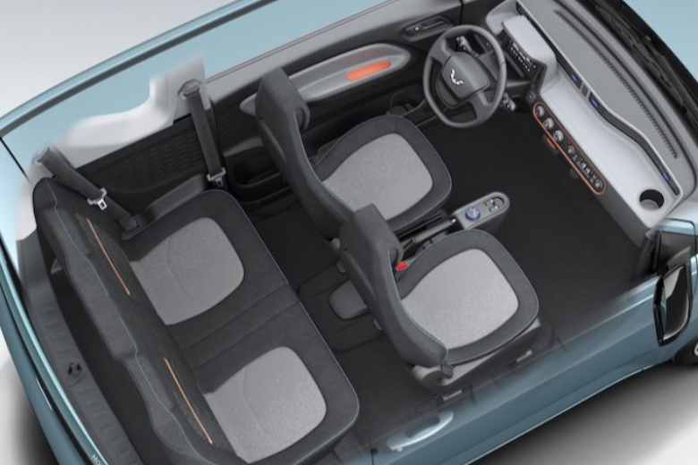 Nội thất VF 3: Không gian tối ưu - Thoải mái cho 4 người 2 Nội thất VF 3 được thiết kế với sự tinh tế, tối giản nhằm tối đa hóa không gian ghế ngồi