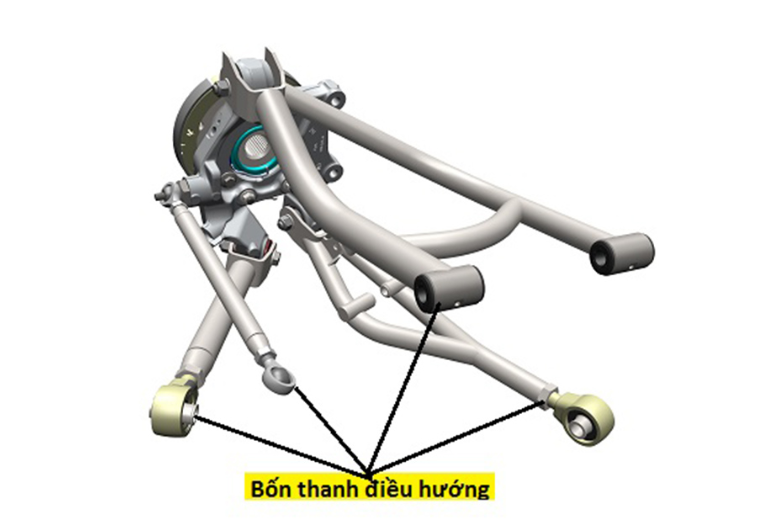 Hệ thống treo độc lập là gì? Cấu tạo, phân loại và ưu nhược điểm 4 Hệ thống treo đa liên kết là một trong những hệ thống tiên tiến nhất, thường xuất hiện trên các mẫu xe cao cấp