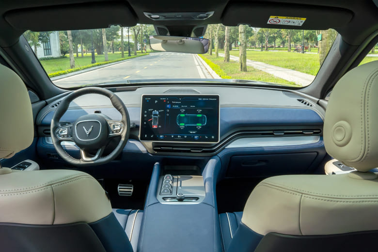 Xe điện VinFast VF9 Plus 3 noi that xe dien vinfast vf9 plus