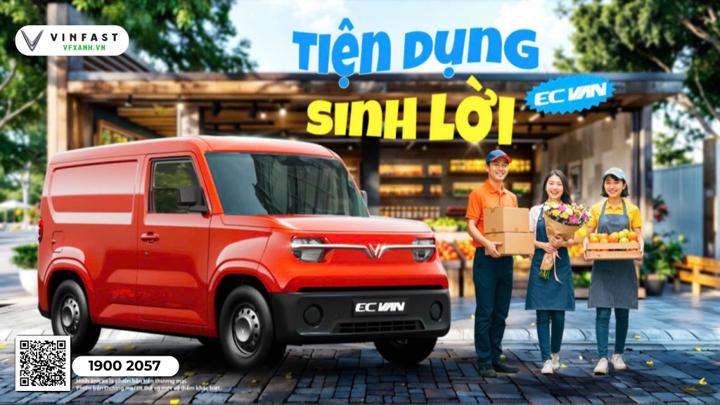 VinFast EC Van giá bao nhiêu? Cập nhật giá ưu đãi mới nhất tại VFX 3 4 1