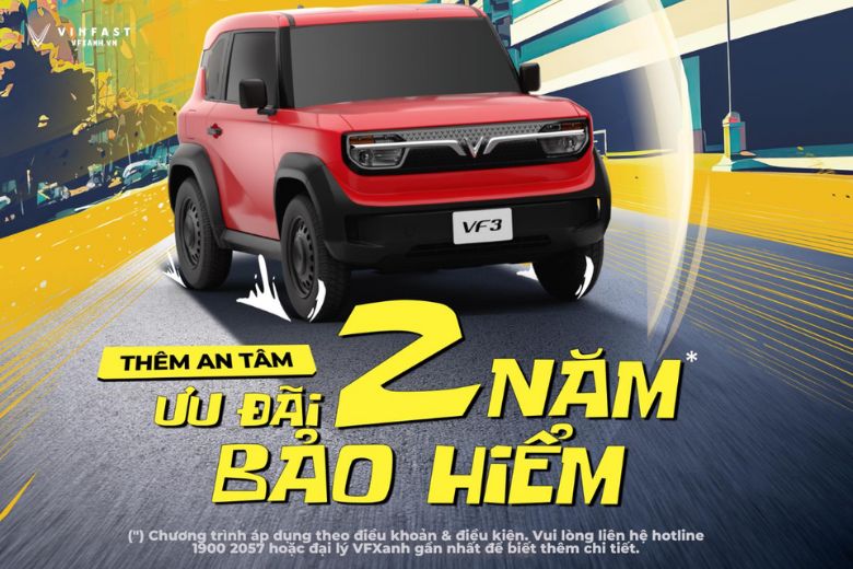 VinFast VF 3 ưu đãi mới: Tặng bảo hiểm 2 năm hoặc giảm 6.5 triệu 1 Loc Blog xe 6