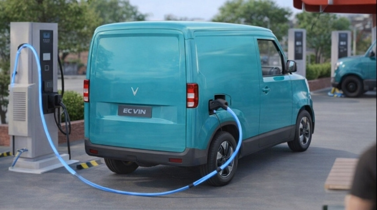 VinFast EC VAN nâng cao cửa trượt
