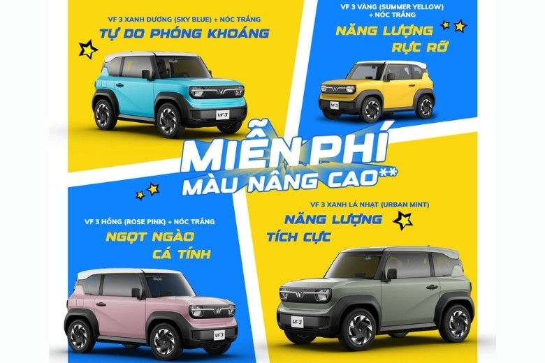 Chương trình khuyến mãi màu nâng cao cho VF3 1 chuong trinh khuyen mai mau nang cao cho vf3 tong quan