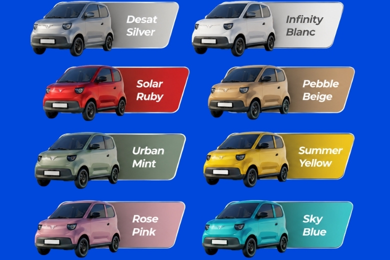 VinFast VF 2 có mấy màu