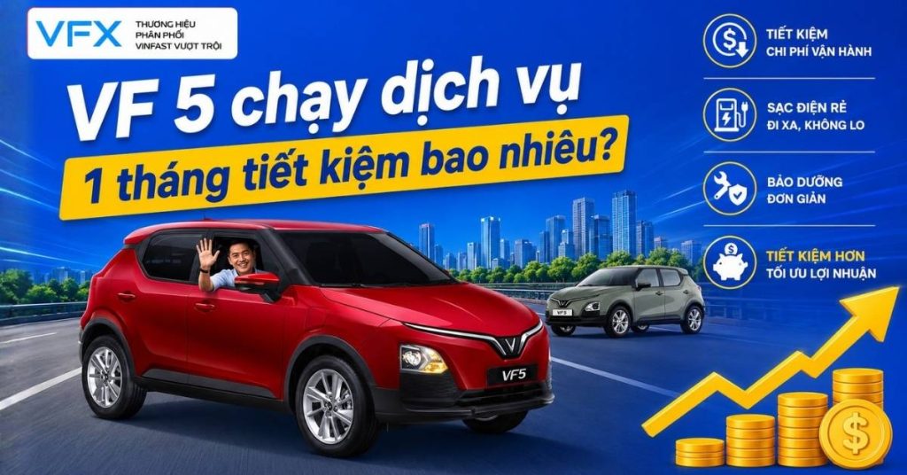 VF 5 chạy dịch vụ