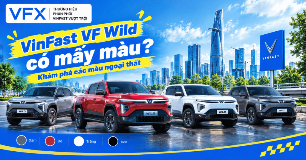 VinFast VF Wild có mấy màu