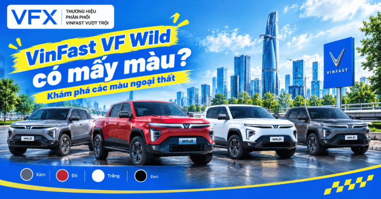 VinFast VF Wild có mấy màu