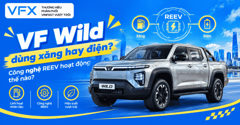 vf wild dùng xăng hay điện
